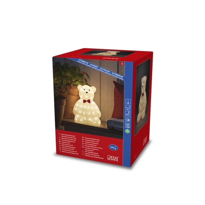 Teddybjörn LED 38 cm Konstsmide
